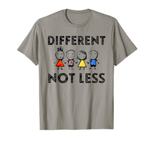 Funny shirts V-neck Tank top Hoodie sweatshirt usa uk au ca gifts for Different Not Less T-Shirt Support Autism Awareness Gifts 1567021