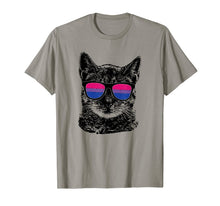 Ladda upp bild till gallerivisning, Bisexual Gay Pride Cat LGBT Sunglasses t shirt 76216
