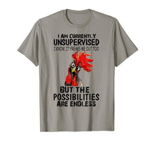 Ladda upp bild till gallerivisning, Funny shirts V-neck Tank top Hoodie sweatshirt usa uk au ca gifts for I'm currently unsupervised T-shirt chicken funny Farmer 216394
