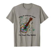 Ladda upp bild till gallerivisning, Funny shirts V-neck Tank top Hoodie sweatshirt usa uk au ca gifts for The Tough Play Ukulele T-shirt 2717356
