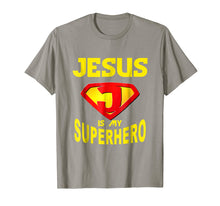 Ladda upp bild till gallerivisning, Funny shirts V-neck Tank top Hoodie sweatshirt usa uk au ca gifts for Jesus is My Superhero Funny Gift Christian Shirt 1800357
