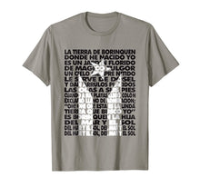 Ladda upp bild till gallerivisning, Puerto Rico Black Flag National Anthem Lyrics Letra TShirt 139645
