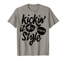 Ladda upp bild till gallerivisning, Kickin it 4th Grade Style Shirt Kids Back to School Teacher T-Shirt 165562
