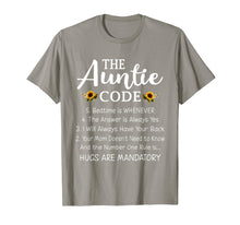 Ladda upp bild till gallerivisning, Funny Family Matching Gifts For Aunt The Auntie Code T-Shirt-3161373
