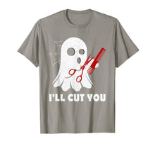 Ladda upp bild till gallerivisning, Halloween Boo Ghost Hairstylist Gift I'll Cut You Costume  T-Shirt 97194

