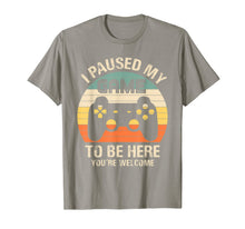 Ladda upp bild till gallerivisning, Gamer Video-Game i-Paused-my-Game to-be-Here for-Boys-Men T-Shirt-62028
