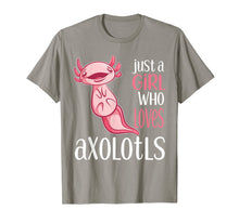 Ladda upp bild till gallerivisning, Just a Girl Who Loves Axolotls Funny Axolotl T-Shirt-1631984
