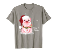 Ladda upp bild till gallerivisning, Funny shirts V-neck Tank top Hoodie sweatshirt usa uk au ca gifts for Cute Pig Santa Hat Merry Christmas Pig Lover Gifts T-Shirt 517195
