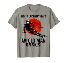 Ladda upp bild till gallerivisning, Never Underestimate An Old Man On Skis TShirt829810
