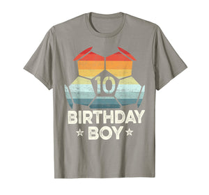 10 Year Old Soccer Player Gifts 10th Birthday Boy Tenth Bday T-Shirt 576766