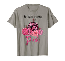 Ladda upp bild till gallerivisning, In October We Wear Pink Pumpkin Breast Cancer Leopard Gift T-Shirt 274341
