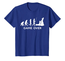 Ladda upp bild till gallerivisning, Funny shirts V-neck Tank top Hoodie sweatshirt usa uk au ca gifts for Game Over Wedding Groom Bachelor T-Shirt Funny Evolution 2490699
