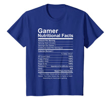 Ladda upp bild till gallerivisning, Gamer Nutritional Facts Novelty Video Game Lover T-Shirt 124086
