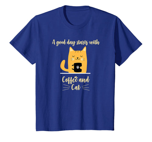 Funny shirts V-neck Tank top Hoodie sweatshirt usa uk au ca gifts for A good day starts with Coffee, Orange Cat Lover Tshirt Gifts 3725759