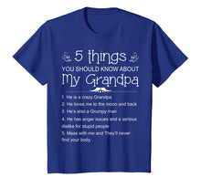 Ladda upp bild till gallerivisning, Funny shirts V-neck Tank top Hoodie sweatshirt usa uk au ca gifts for 5 Things You Should Know About My Grandpa Shirt - Funny Gift 1318010
