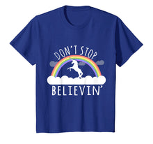Ladda upp bild till gallerivisning, Funny shirts V-neck Tank top Hoodie sweatshirt usa uk au ca gifts for Don't Stop Believin' Unicorn T-Shirt 2141254
