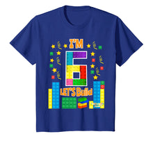 Ladda upp bild till gallerivisning, Funny shirts V-neck Tank top Hoodie sweatshirt usa uk au ca gifts for Birthday Shirt For Kids Age 6 Lets Build Blocks Bricks Theme 1512956
