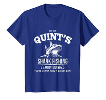 Ladda upp bild till gallerivisning, Funny shirts V-neck Tank top Hoodie sweatshirt usa uk au ca gifts for EST.1975 Quint's Shark Fishing Amity Island Tshirt 704566
