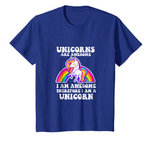 Ladda upp bild till gallerivisning, Funny shirts V-neck Tank top Hoodie sweatshirt usa uk au ca gifts for Unicorns Are Awesome Therefore I am A Unicorn Funny T-Shirt 1227806

