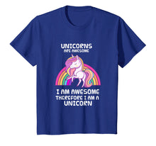 Ladda upp bild till gallerivisning, Funny shirts V-neck Tank top Hoodie sweatshirt usa uk au ca gifts for Unicorns Are Awesome Therefore I am A Unicorn Funny T-Shirt 1533834
