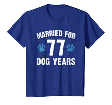 Ladda upp bild till gallerivisning, Married For 77 Dog Years 11th Wedding Anniversary T-Shirt 749649
