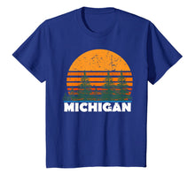 Ladda upp bild till gallerivisning, Michigan Shirt | Vintage Retro Sunset MI State Tee Gift 328145

