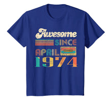Ladda upp bild till gallerivisning, Funny shirts V-neck Tank top Hoodie sweatshirt usa uk au ca gifts for 45th Birthday gift 1974 Years Old Awesome Since April 1974 1228920
