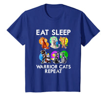 Ladda upp bild till gallerivisning, Funny shirts V-neck Tank top Hoodie sweatshirt usa uk au ca gifts for Eat Sleep Warrior Cats Repeat Funny Cat Lover T-Shirt 513133
