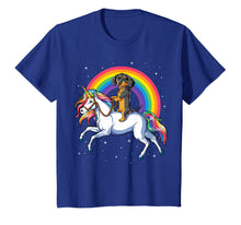 Ladda upp bild till gallerivisning, Funny shirts V-neck Tank top Hoodie sweatshirt usa uk au ca gifts for Dachshund Unicorn T shirt Girls Space Galaxy Rainbow Dog Tee 1552075
