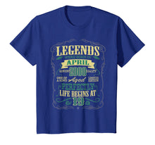 Ladda upp bild till gallerivisning, Funny shirts V-neck Tank top Hoodie sweatshirt usa uk au ca gifts for 19th Birthday Gifts The Man Myth Legend April 2000 T-Shirt 1831957
