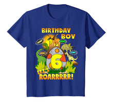 Ladda upp bild till gallerivisning, Funny shirts V-neck Tank top Hoodie sweatshirt usa uk au ca gifts for Boys Dinosaur Birthday Shirt Age 6 Party Theme Outfit 3052505
