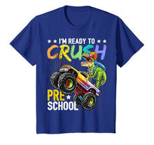 Ladda upp bild till gallerivisning, Preschool Dinosaur Monster Truck Back to School Shirt Boys 96782
