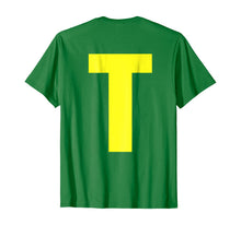 Ladda upp bild till gallerivisning, Initials Letter T-Theodore Chipmunk Christmas Back T Shirt 108908
