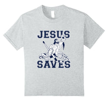 Ladda upp bild till gallerivisning, Funny shirts V-neck Tank top Hoodie sweatshirt usa uk au ca gifts for Funny Hockey Shirt - Jesus Saves Shirt - Goalie Shirt 915580

