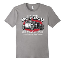 Ladda upp bild till gallerivisning, Funny shirts V-neck Tank top Hoodie sweatshirt usa uk au ca gifts for Vintage Hot Rod Old Steel is Real T-Shirt 2851209

