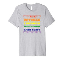 Ladda upp bild till gallerivisning, Gay Veteran Shirt Gay Pride Flag Rainbow Colors Gay Shirt 1067267
