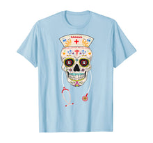 Ladda upp bild till gallerivisning, Nurse Sugar Skull Shirt Halloween Day Of The Dead Dia De Los T-Shirt 84696
