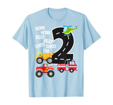 Ladda upp bild till gallerivisning, Funny shirts V-neck Tank top Hoodie sweatshirt usa uk au ca gifts for Kids Trucks 2nd Birthday Party Toddler I'm 2 Year Old Bday  T-Shirt 256109
