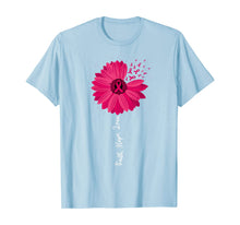 Ladda upp bild till gallerivisning, Faith Hope Love Pink Ribbon Daisy Flower : Breast Cancer T-Shirt 73573
