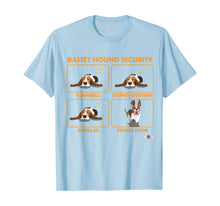 Ladda upp bild till gallerivisning, Funny Basset Hound T-shirt | Basset Hound Security 463730
