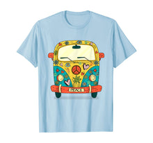 Ladda upp bild till gallerivisning, Vintage Hippie Van Flower Bus With Peace Sign Gift 60s 70s T-Shirt 262034
