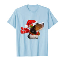 Ladda upp bild till gallerivisning, Funny shirts V-neck Tank top Hoodie sweatshirt usa uk au ca gifts for Christmas Beagle Santa Hat Dog Lover Gifts T-Shirt 724321
