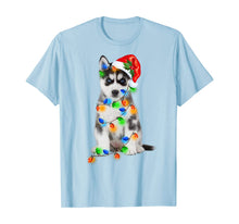 Ladda upp bild till gallerivisning, Funny shirts V-neck Tank top Hoodie sweatshirt usa uk au ca gifts for Black Husky Christmas Light Funny Dog Xmas Tree T-Shirt 776541
