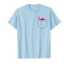 Ladda upp bild till gallerivisning, Mini Pink Flamingo Shirt Pocket Pet Rose Feather Gold Shirt 734600
