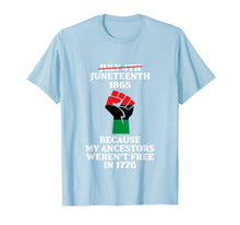Ladda upp bild till gallerivisning, Juneteenth Ancestors Black African American Flag Pride T-Shirt 52346
