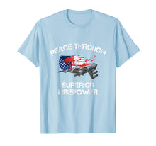Ladda upp bild till gallerivisning, Funny shirts V-neck Tank top Hoodie sweatshirt usa uk au ca gifts for Peace Through Superior Firepower B-52 Bomber Vintage T-Shirt 2028488
