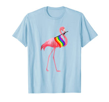 Ladda upp bild till gallerivisning, Gay Pride Pink Flamingo LGBT Pride Month T-Shirt 41313
