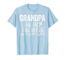 Ladda upp bild till gallerivisning, Mens Grandpa The Man The Myth The Bad Influence T-Shirt T-Shirt 76064
