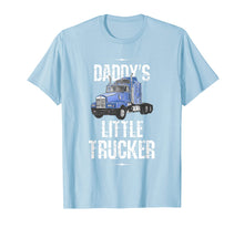 Ladda upp bild till gallerivisning, Funny shirts V-neck Tank top Hoodie sweatshirt usa uk au ca gifts for Kids Semi Truck Boys Gift Daddy's Little Trucker T-Shirt 1473844

