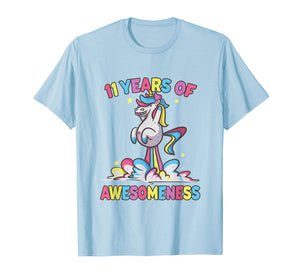 Funny shirts V-neck Tank top Hoodie sweatshirt usa uk au ca gifts for 11th Birthday Girl Unicorn Shirt Gifts Age 11 Niece Daughter 449114
